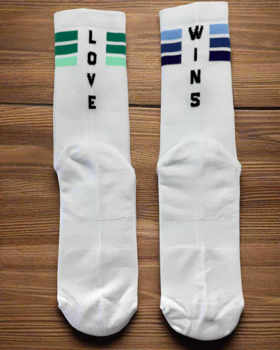 LOVE WINS CREW SOCKS