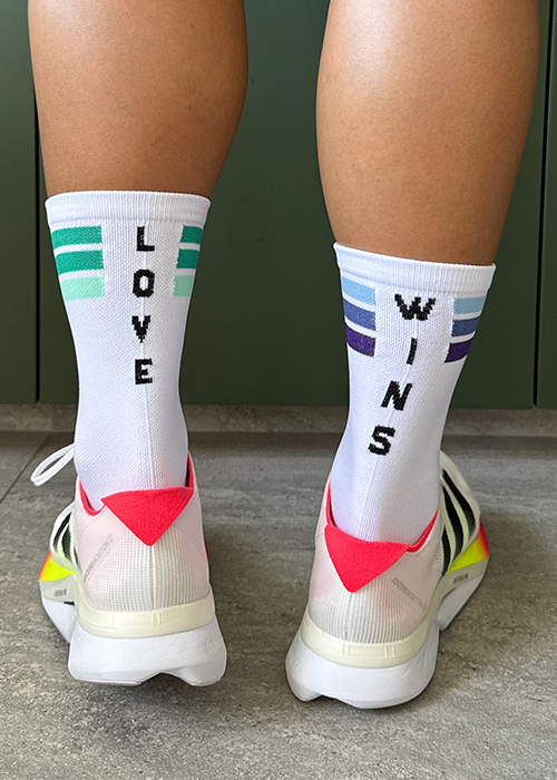 LOVE WINS CREW SOCKS